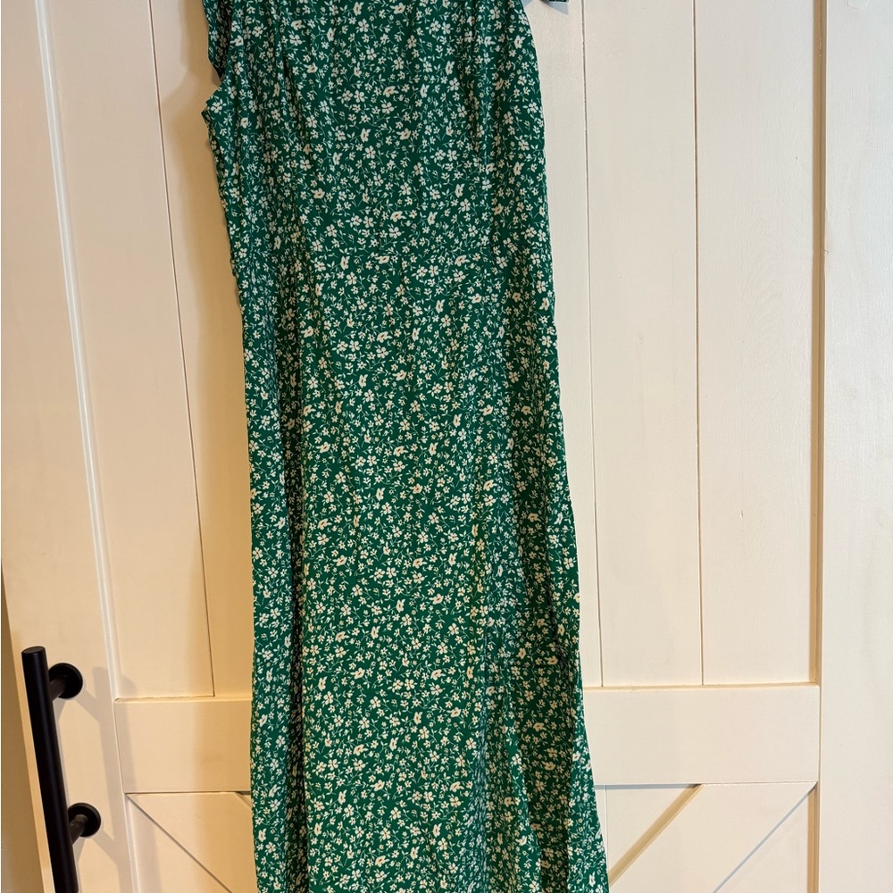 Cupshe Emerald Floral Midi Dress - Picture 4 of 5